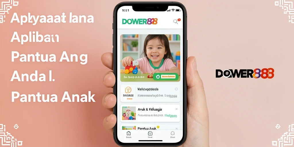 Tampilan antarmuka DOWER88 yang user-friendly untuk Pantau Anak.